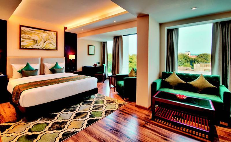 Golden Tulip Essential Jaipur Hotell Exteriör bild